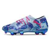 Botas de fútbol Puma Future 8 Low Top FG azul claro